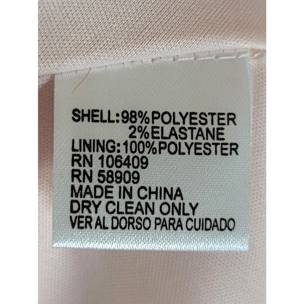 NWT Prescot & York Fit & Flare Mollie Peachy Rose Textured Dress Womens Size 8 - Picture 11 of 12